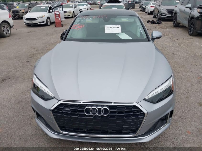 2023 Audi A5 Sportback Premium Plus 40 Tfsi Quattro S Tronic VIN: WAUCBCF56PA016992 Lot: 39590920