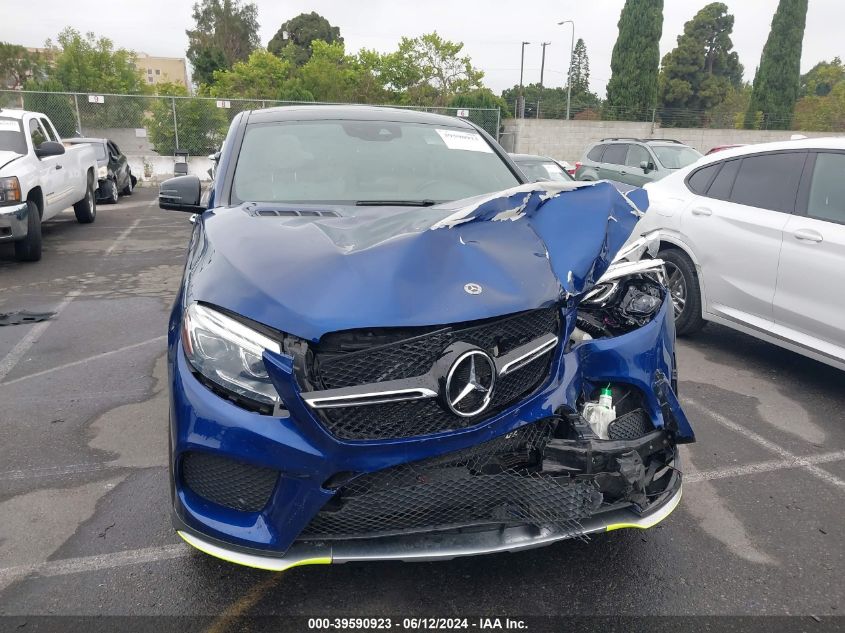 2017 Mercedes-Benz Amg Gle 43 Coupe 4Matic VIN: 4JGED6EB1HA085603 Lot: 39590923