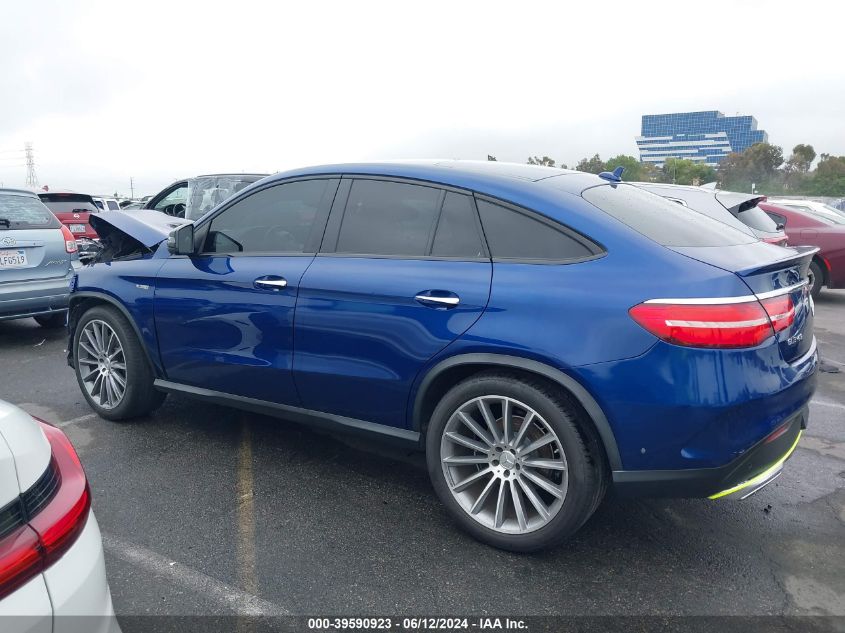2017 Mercedes-Benz Amg Gle 43 Coupe 4Matic VIN: 4JGED6EB1HA085603 Lot: 39590923