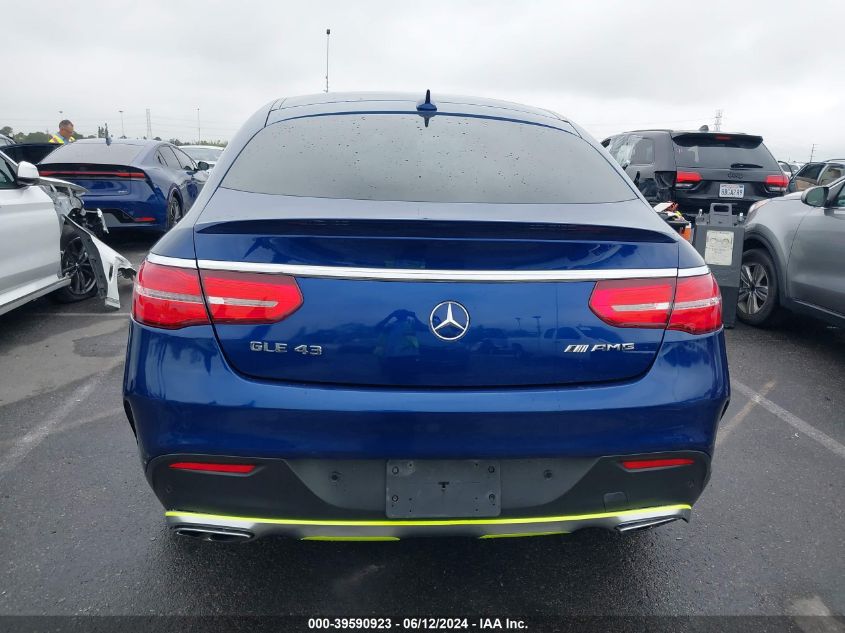 2017 Mercedes-Benz Amg Gle 43 Coupe 4Matic VIN: 4JGED6EB1HA085603 Lot: 39590923