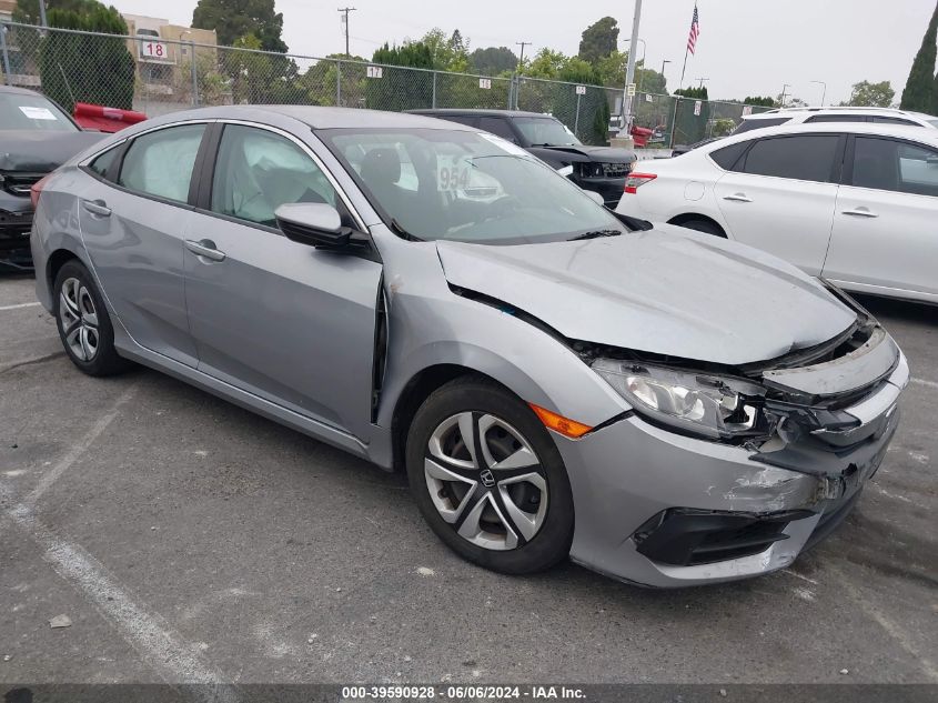 2017 Honda Civic Lx VIN: 2HGFC2F56HH554412 Lot: 39590928