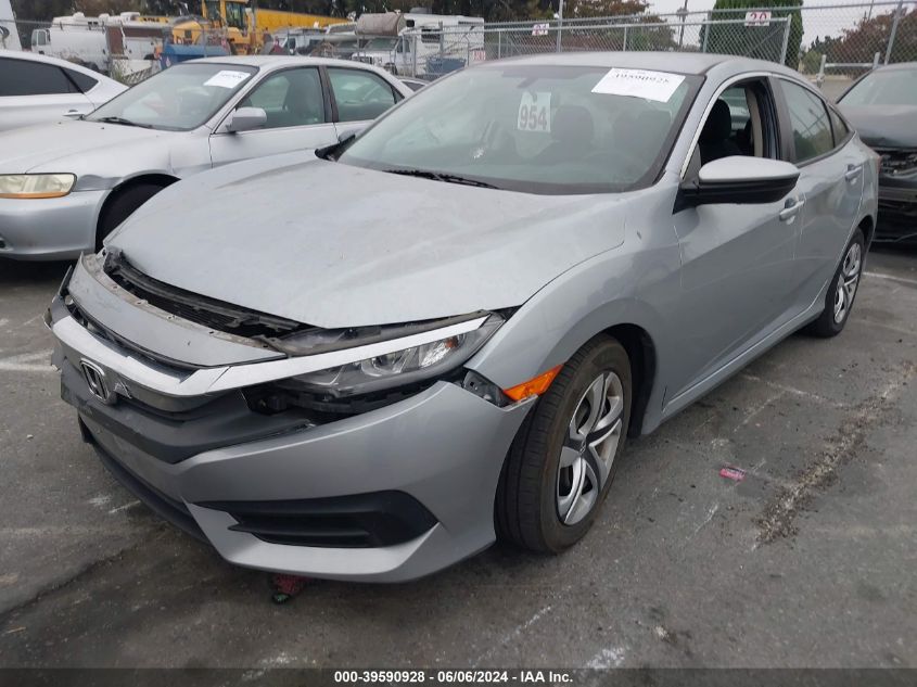 2017 Honda Civic Lx VIN: 2HGFC2F56HH554412 Lot: 39590928