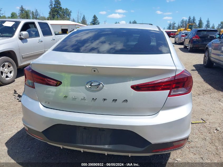 2019 Hyundai Elantra Se VIN: 5NPD74LF0KH435384 Lot: 39590932