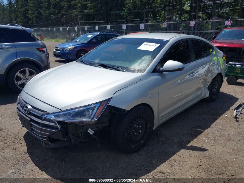 2019 Hyundai Elantra Se VIN: 5NPD74LF0KH435384 Lot: 39590932