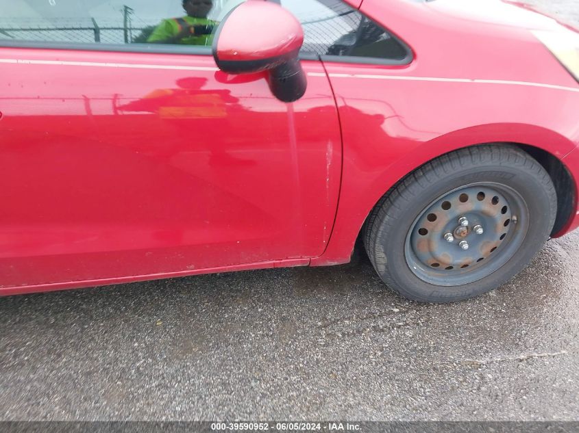 2013 Kia Rio Lx VIN: KNADM5A34D6186945 Lot: 39590952