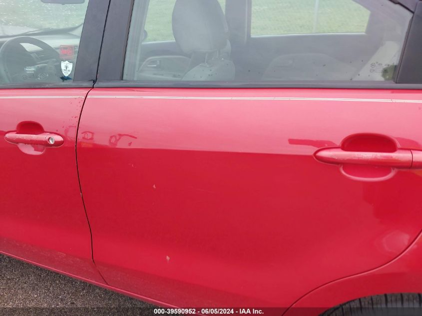 2013 Kia Rio Lx VIN: KNADM5A34D6186945 Lot: 39590952