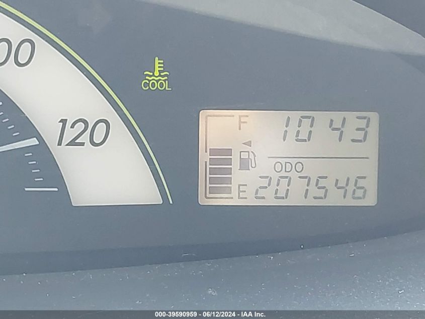 2007 Toyota Yaris VIN: JTDBT923271044176 Lot: 39590959