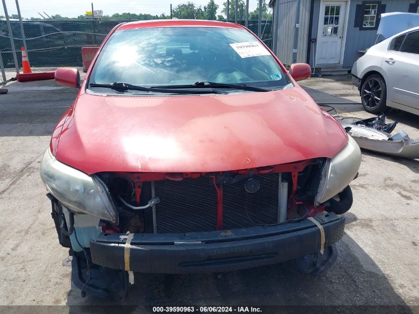 2009 Toyota Corolla S VIN: 2T1BU40E39C036347 Lot: 39590963