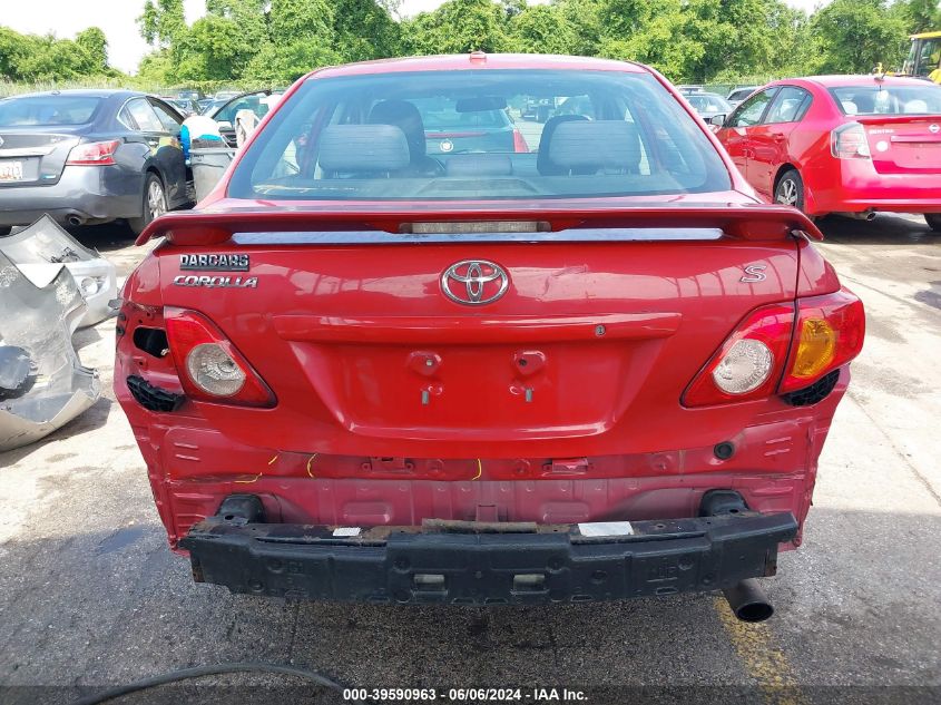 2009 Toyota Corolla S VIN: 2T1BU40E39C036347 Lot: 39590963