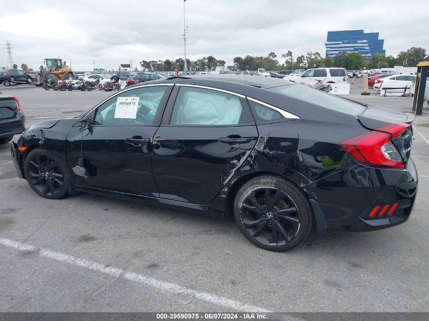 2020 Honda Civic Sport VIN: 2HGFC2F83LH597074 Lot: 39590975