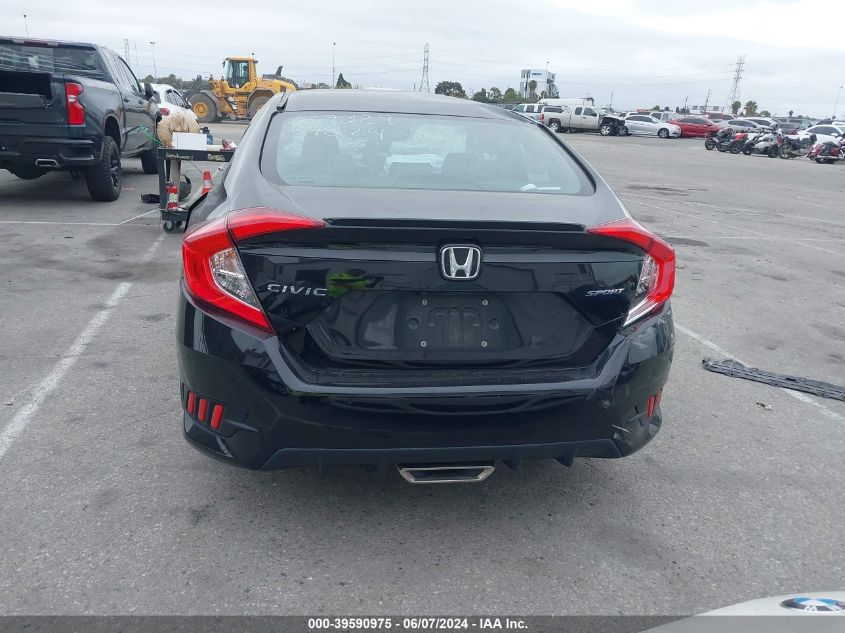 2020 Honda Civic Sport VIN: 2HGFC2F83LH597074 Lot: 39590975