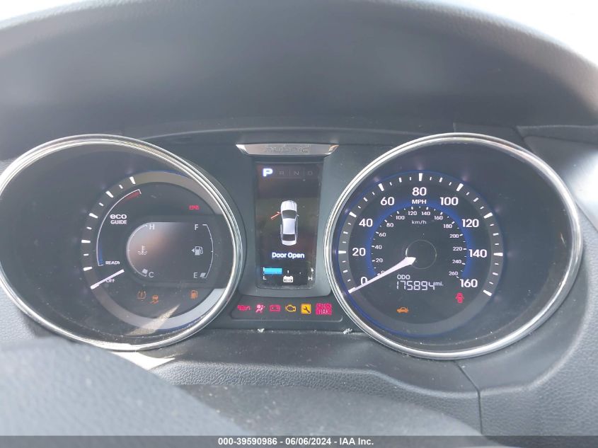 KMHEC4A49CA055658 2012 Hyundai Sonata Hybrid