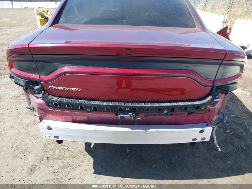 2019 Dodge Charger Sxt Rwd VIN: 2C3CDXBG8KH754612 Lot: 39591001