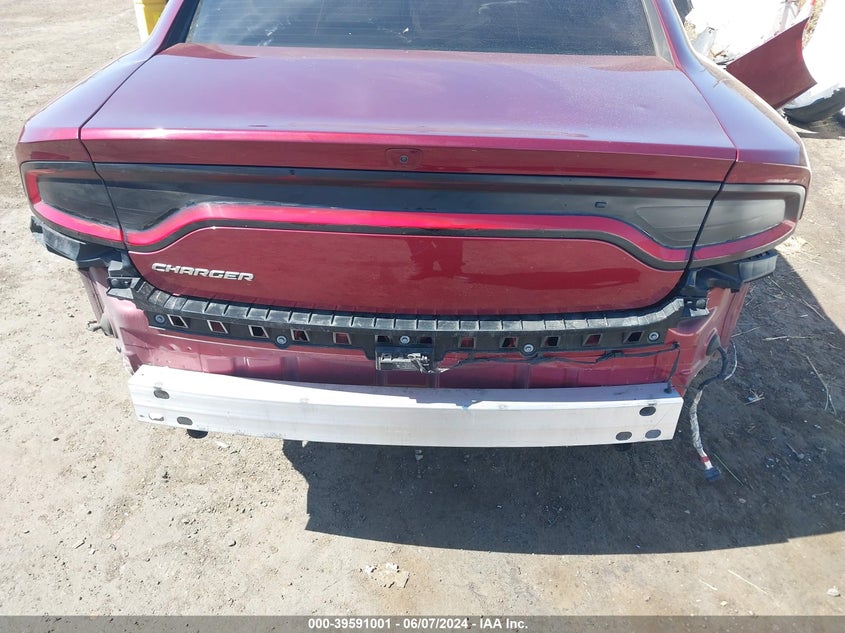 2019 Dodge Charger Sxt Rwd VIN: 2C3CDXBG8KH754612 Lot: 39591001