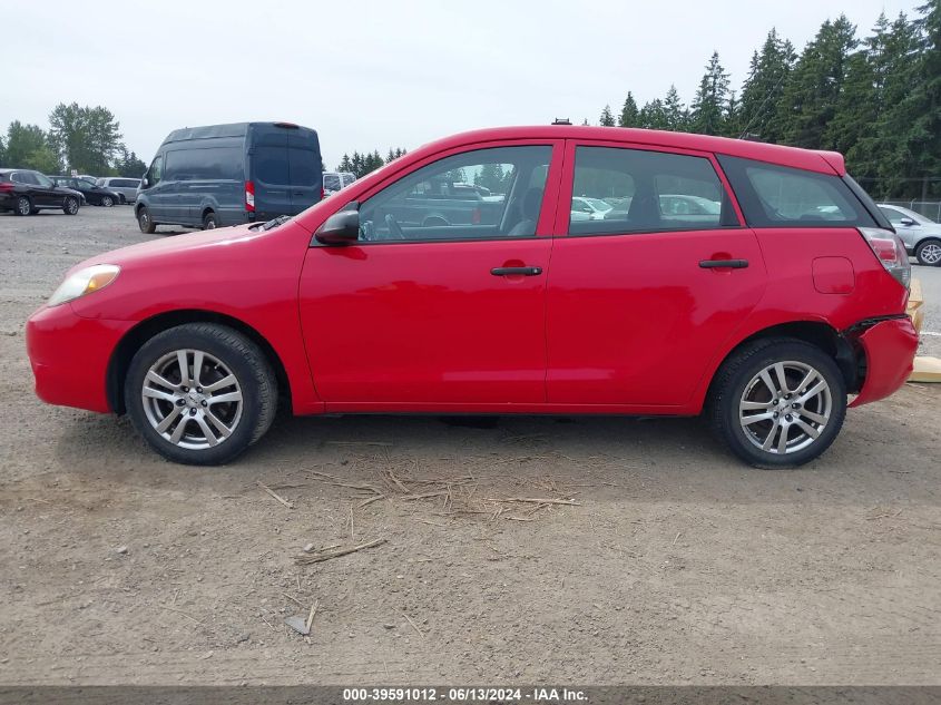 2008 Toyota Matrix VIN: 2T1KR32E68C696633 Lot: 39591012