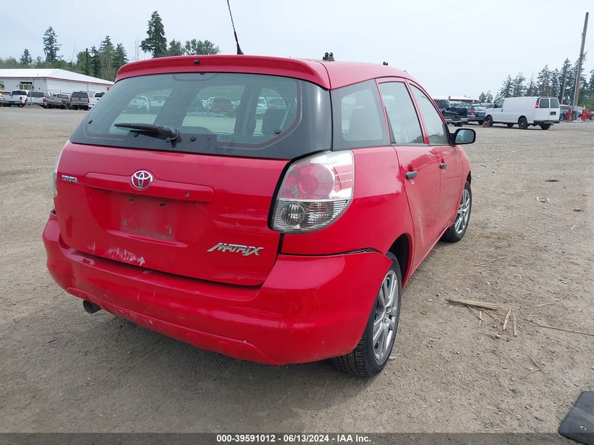 2008 Toyota Matrix VIN: 2T1KR32E68C696633 Lot: 39591012