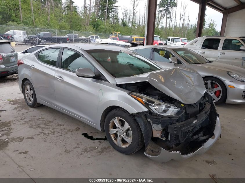 2014 Hyundai Elantra Se VIN: 5NPDH4AE9EH501362 Lot: 39591020