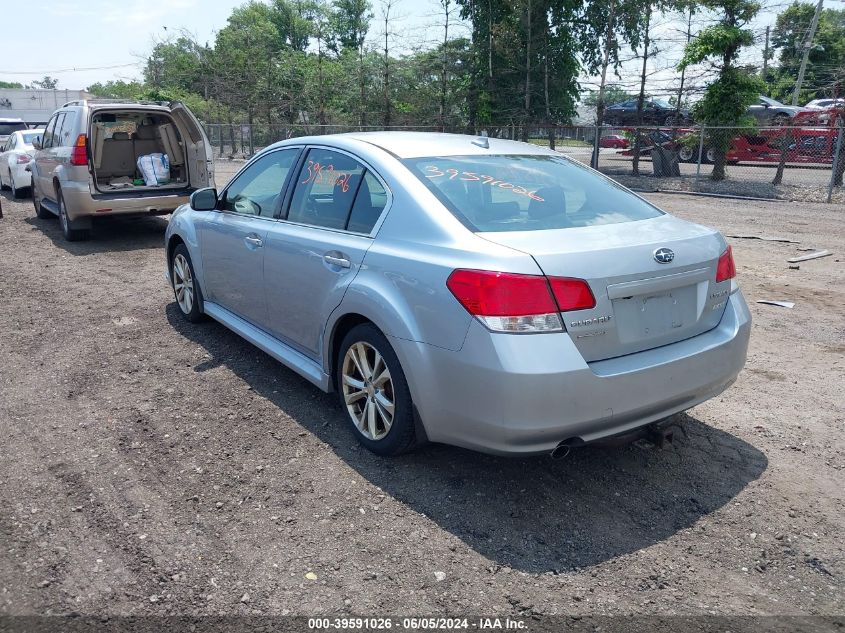 2013 Subaru Legacy 2.5I Limited VIN: 4S3BMBL65D3026784 Lot: 39591026