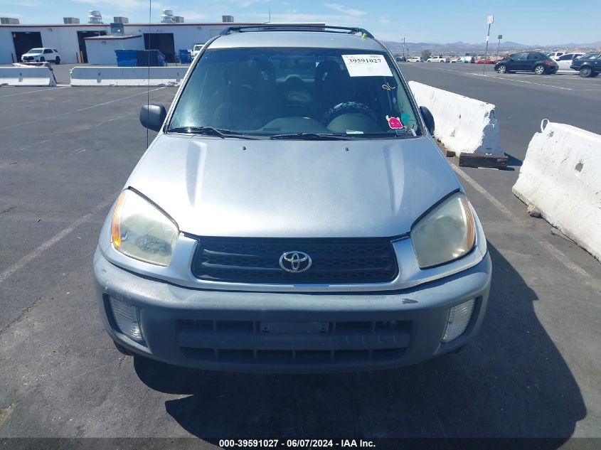 2001 Toyota Rav4 VIN: JTEGH20V010033608 Lot: 39591027