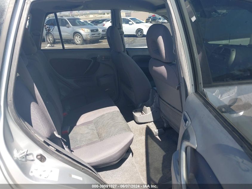 2001 Toyota Rav4 VIN: JTEGH20V010033608 Lot: 39591027