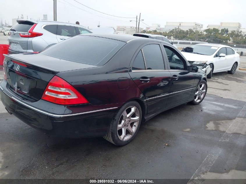 2007 Mercedes-Benz C 230 Sport VIN: WDBRF52H77F923068 Lot: 39591032