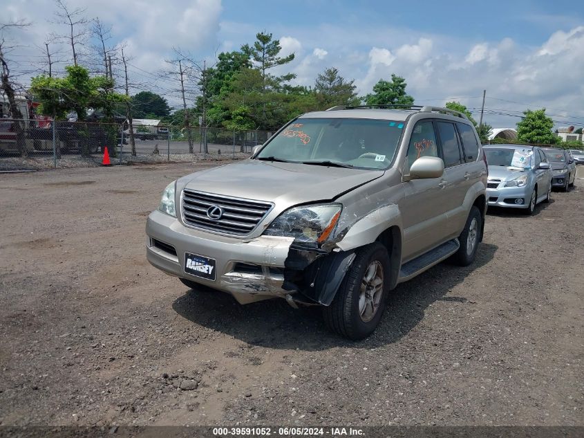 2003 Lexus Gx 470 VIN: JTJBT20XX30021061 Lot: 39591052