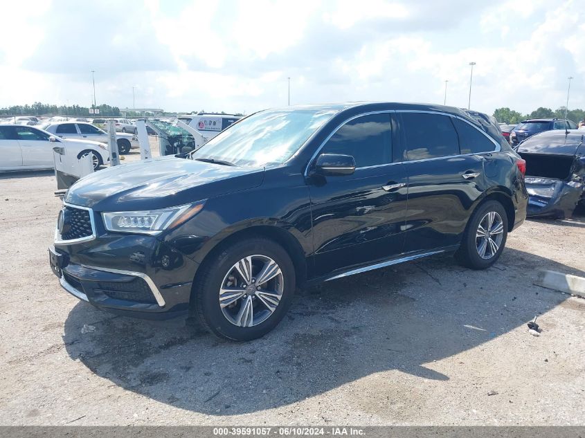 2019 Acura Mdx Standard VIN: 5J8YD4H36KL025081 Lot: 39591057