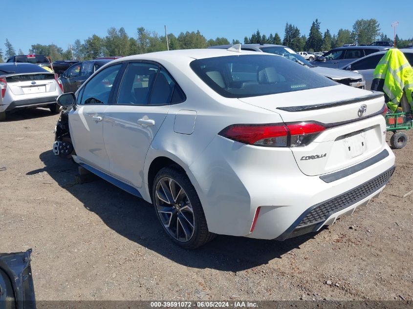 2020 Toyota Corolla Xse VIN: 5YFT4RCE2LP029832 Lot: 39591072