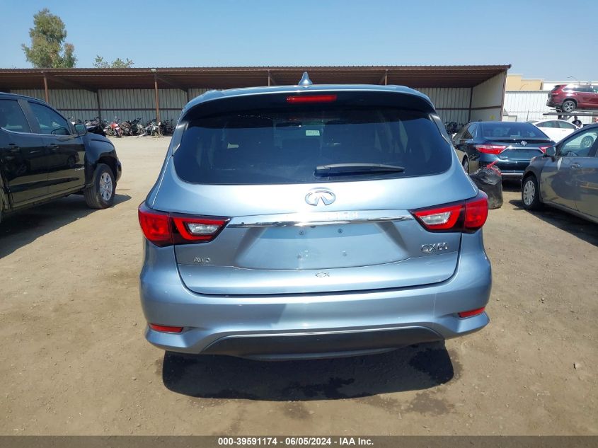 2019 Infiniti Qx60 Pure VIN: 5N1DL0MM8KC522054 Lot: 39591174