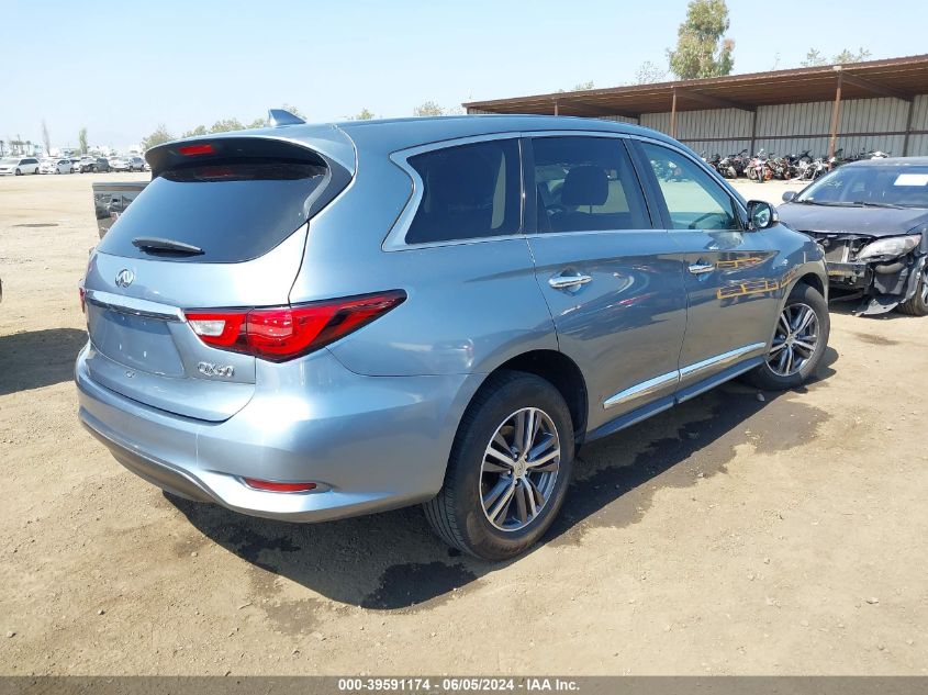 2019 Infiniti Qx60 Pure VIN: 5N1DL0MM8KC522054 Lot: 39591174