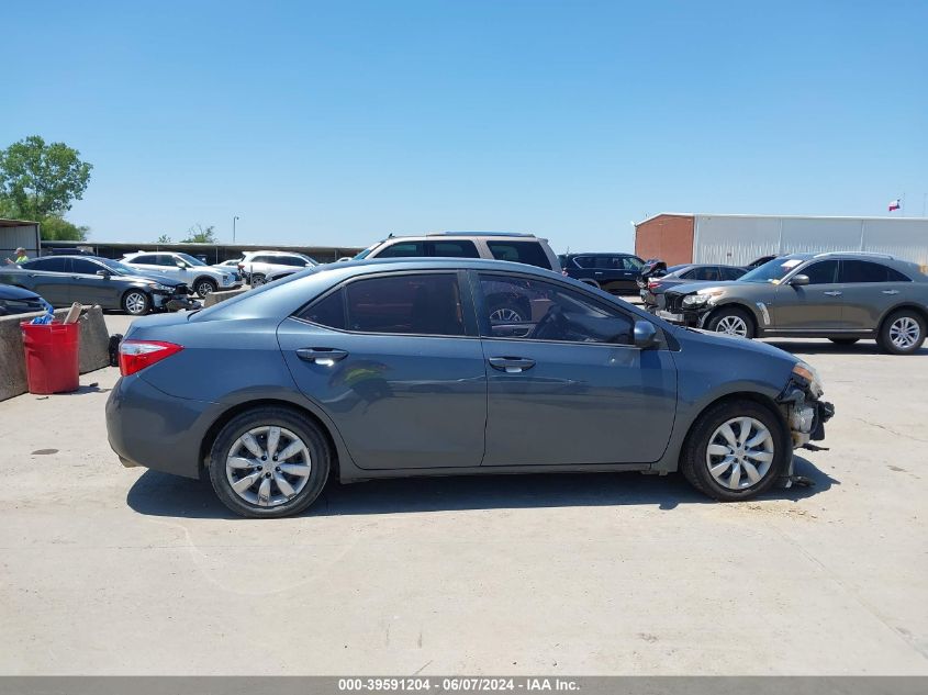 2016 Toyota Corolla Le VIN: 2T1BURHE0GC524069 Lot: 39591204