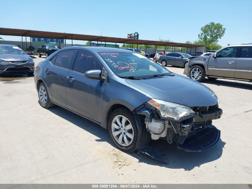 2016 Toyota Corolla Le VIN: 2T1BURHE0GC524069 Lot: 39591204