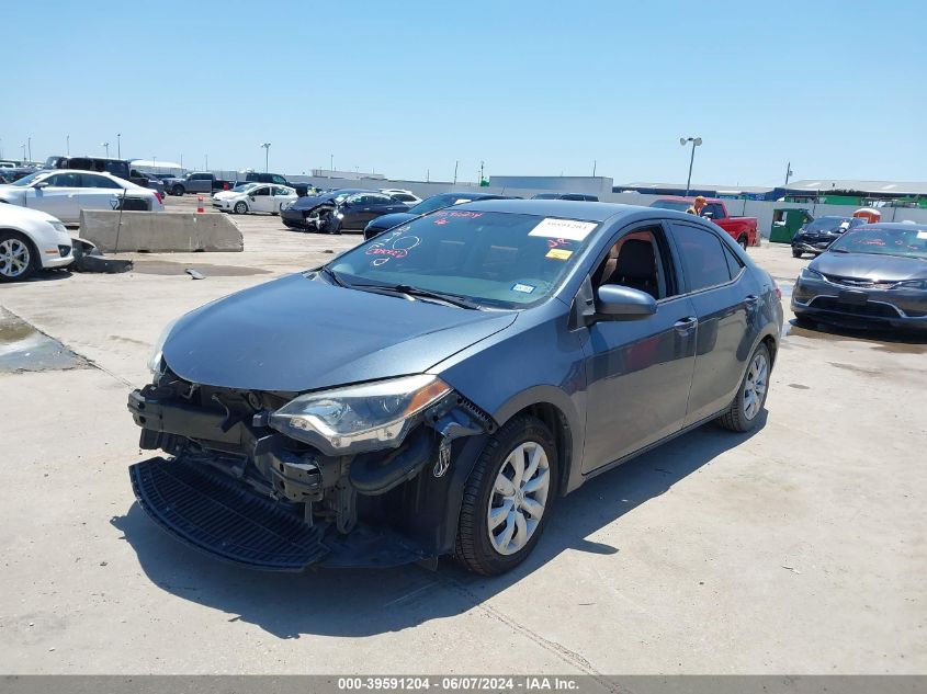 2016 Toyota Corolla Le VIN: 2T1BURHE0GC524069 Lot: 39591204