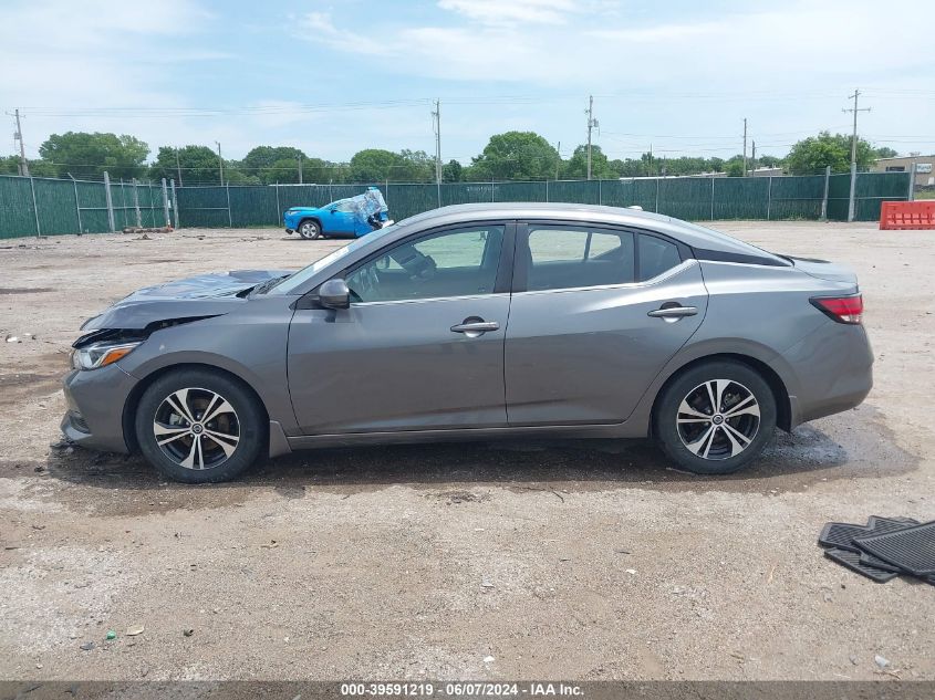 2020 Nissan Sentra Sv Xtronic Cvt VIN: 3N1AB8CV1LY277922 Lot: 39591219