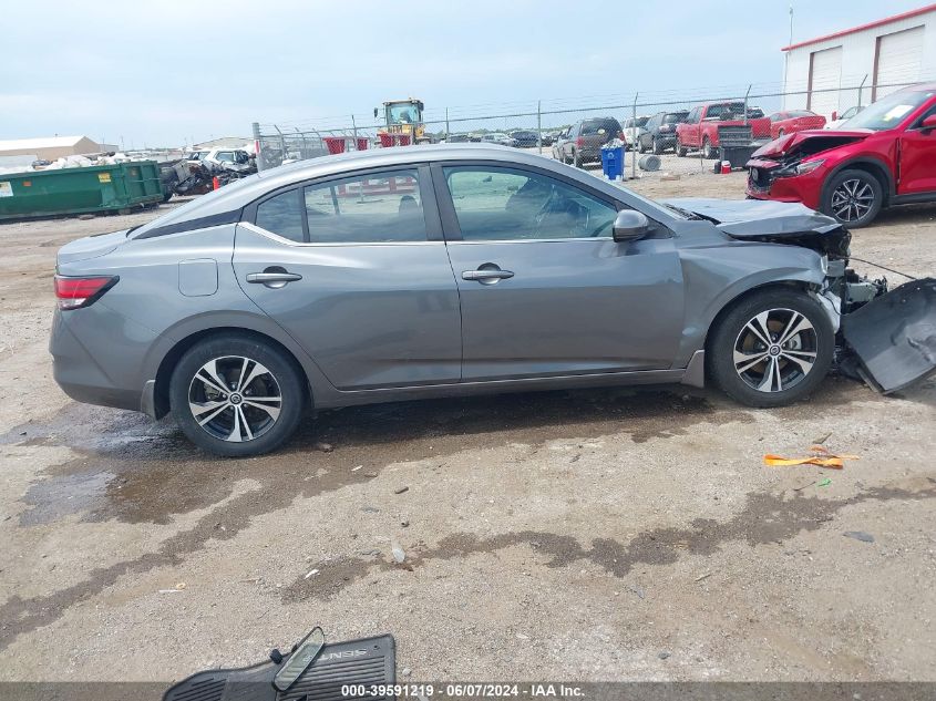 2020 Nissan Sentra Sv Xtronic Cvt VIN: 3N1AB8CV1LY277922 Lot: 39591219