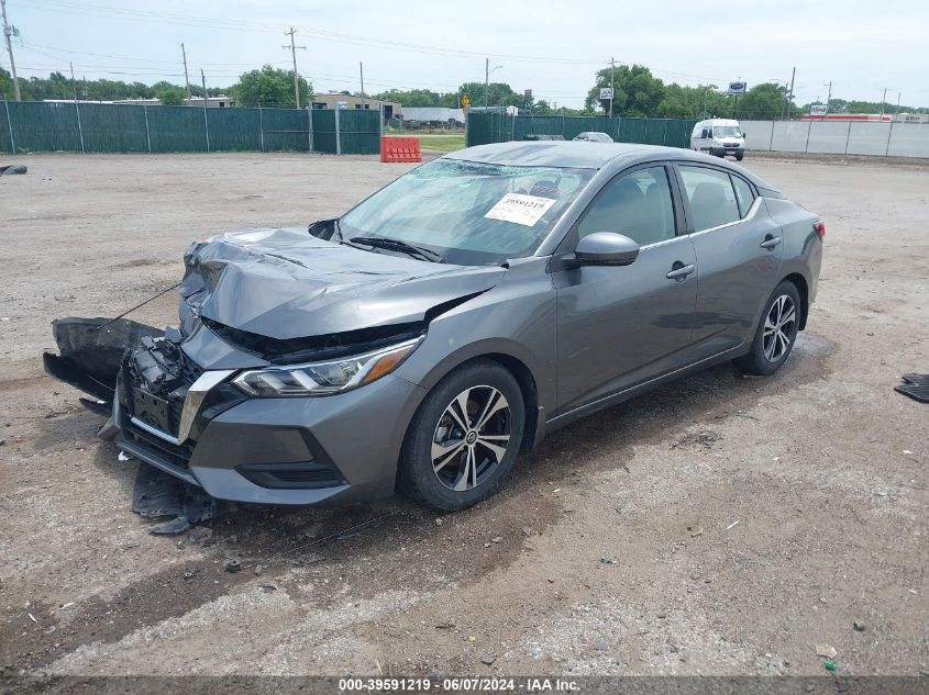 2020 Nissan Sentra Sv Xtronic Cvt VIN: 3N1AB8CV1LY277922 Lot: 39591219