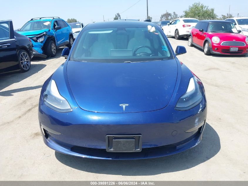 2021 Tesla Model 3 Long Range Dual Motor All-Wheel Drive VIN: 5YJ3E1EB9MF878886 Lot: 39591226