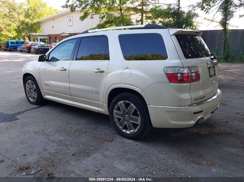 2012 GMC Acadia Denali VIN: 1GKKVTED6CJ305108 Lot: 39591234