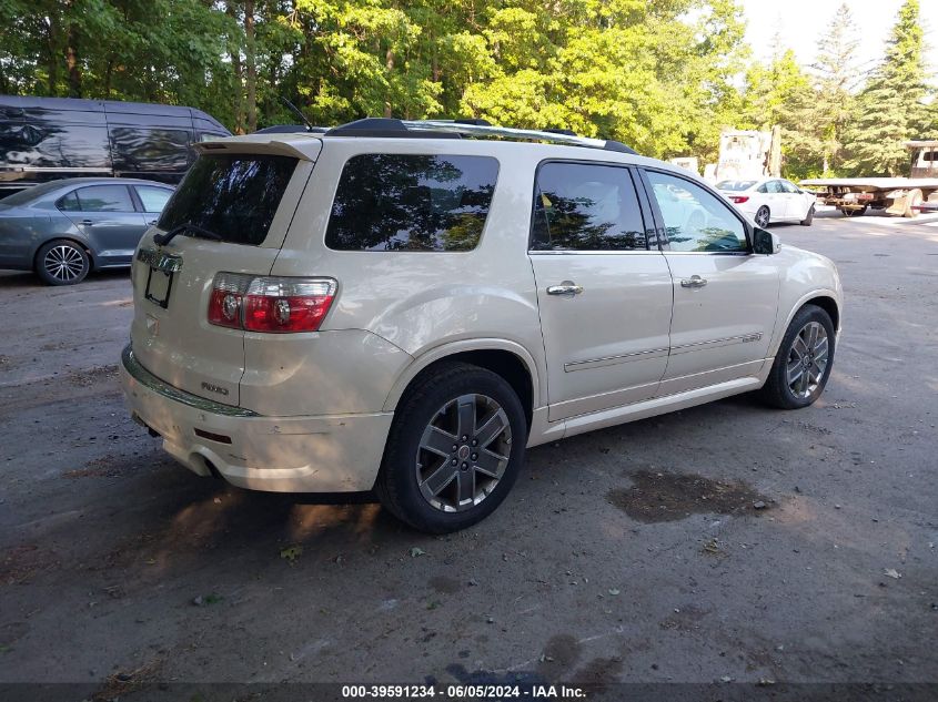 2012 GMC Acadia Denali VIN: 1GKKVTED6CJ305108 Lot: 39591234