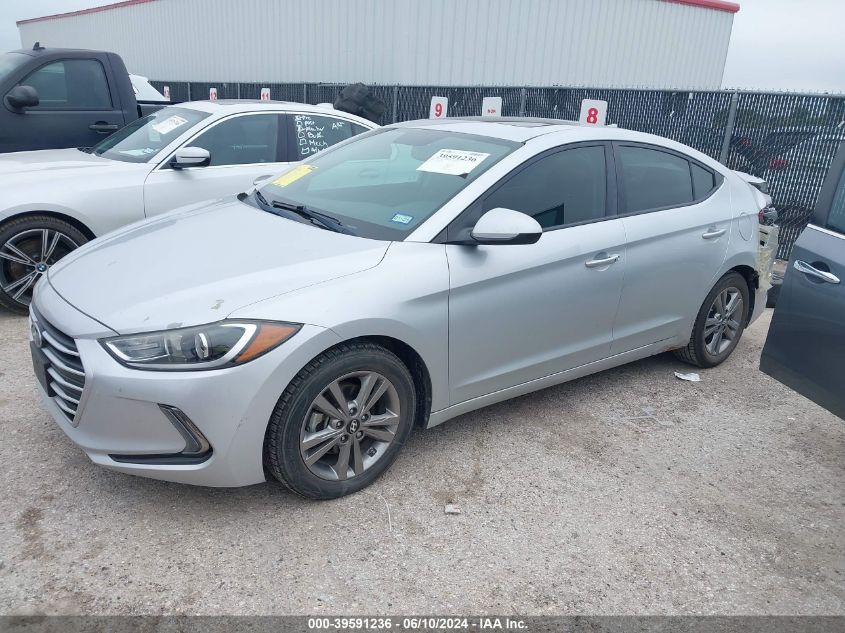 KMHD84LF7JU629276 2018 HYUNDAI ELANTRA - Image 2