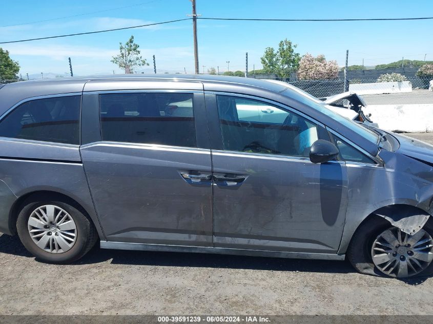 2014 Honda Odyssey Lx VIN: 5FNRL5H22EB030689 Lot: 39591239