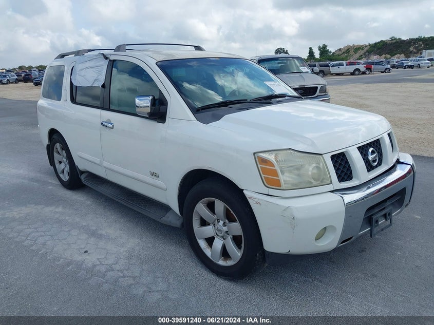 2007 Nissan Armada Se VIN: 5N1BA08A57N701063 Lot: 39591240
