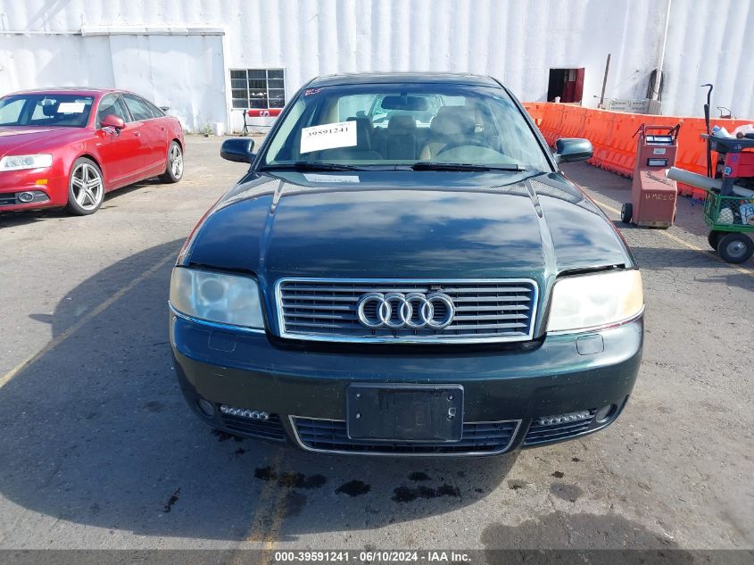 2002 Audi A6 3.0L VIN: WAUJT64B32N147703 Lot: 39591241