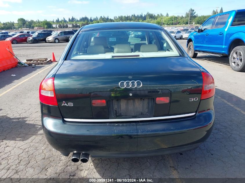 2002 Audi A6 3.0L VIN: WAUJT64B32N147703 Lot: 39591241