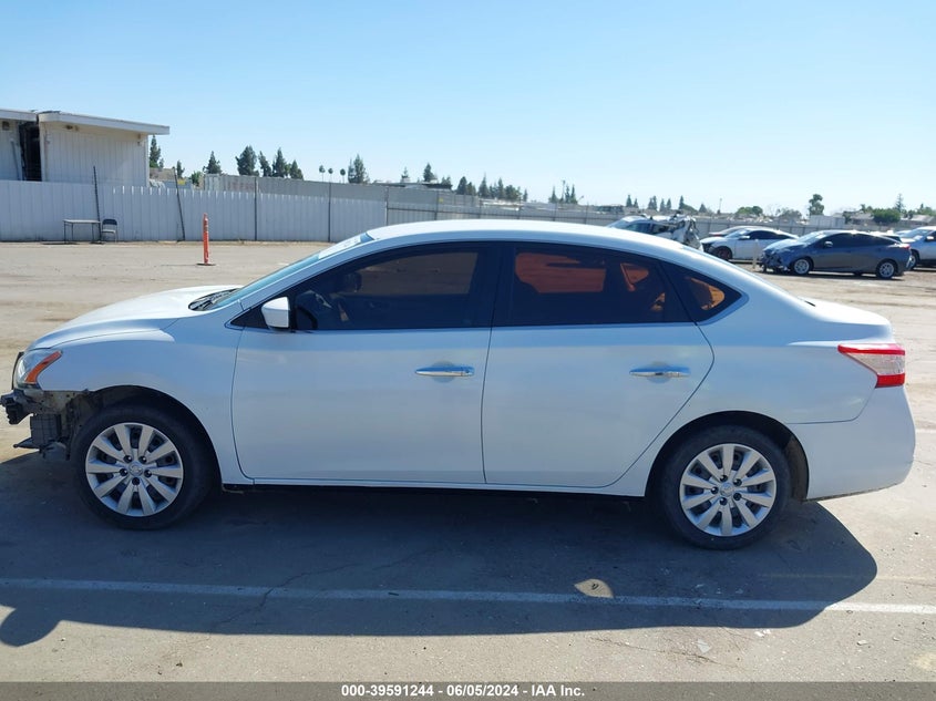 2014 Nissan Sentra S VIN: 3N1AB7AP5EY281571 Lot: 39591244