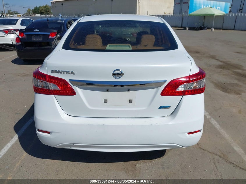 2014 Nissan Sentra S VIN: 3N1AB7AP5EY281571 Lot: 39591244