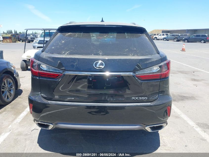 2018 Lexus Rx 350 VIN: 2T2ZZMCA2JC103691 Lot: 39591251