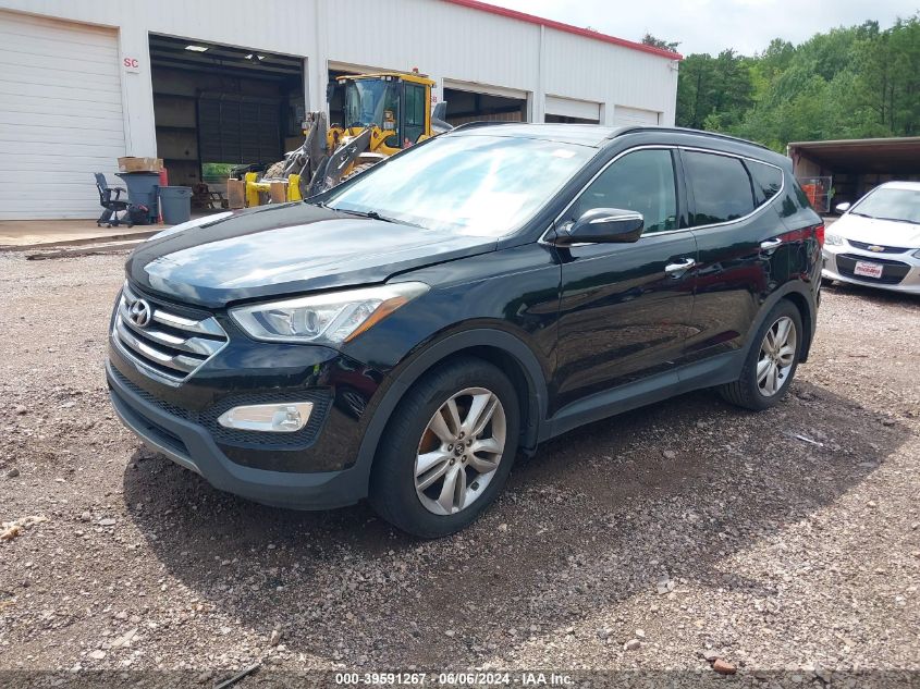 2014 Hyundai Santa Fe Sport VIN: 5XYZU3LA4EG185527 Lot: 39591267