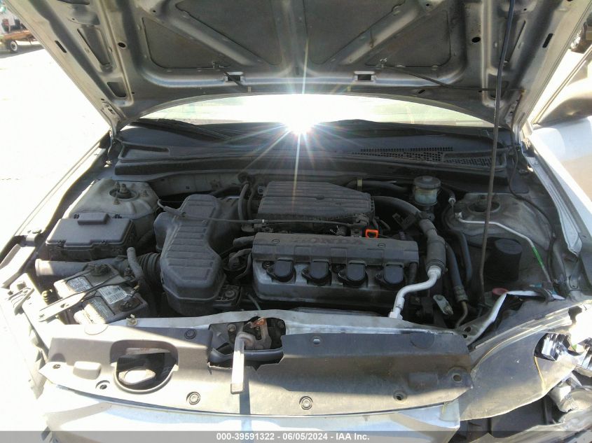 2004 Honda Civic Dx Vp VIN: 1HGES16374L006360 Lot: 39591322