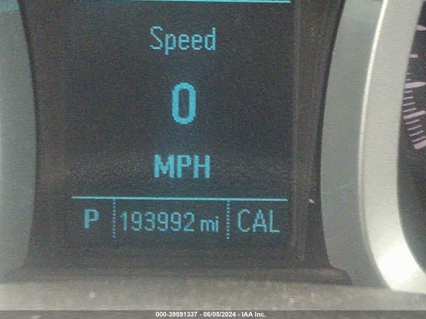 2013 Chevrolet Equinox Ltz VIN: 2GNFLGEK6D6116005 Lot: 39591337